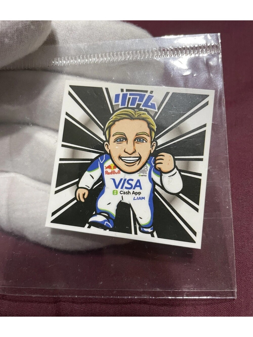 Liam Lawson Sticker Decal Redbull Run Exclusive Japan Not For Sale F1 Formula1